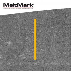 MeltMark Linje Gul +/- RAL 1023 5x100 cm