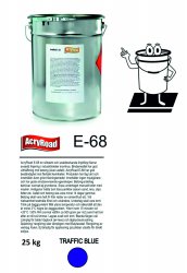 AcryRoad E-68 25 kg +/- Trafikblå RAL 5017