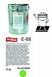 AcryRoad E-68 25 kg +/- Gulgrön RAL 6018