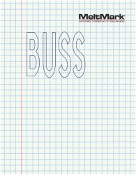 MeltMark "BUSS" 160x204 cm Vit