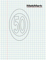 prefabricerad vägmarkering 50 km/h symbol