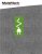 MeltMark Laddsymbol 220x100 cm vit/grön
