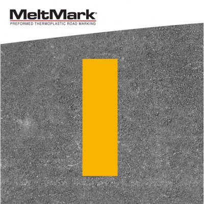 MeltMark Linje Gul +/- RAL 1023 30x100 cm 
