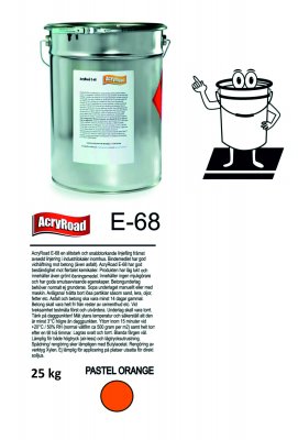 AcryRoad E-68 25 kg +/- Pastelorange RAL 2003