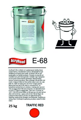 AcryRoad E-68 25 kg +/- Trafikröd RAL 3020