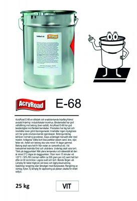 AcryRoad E-68 25 kg Vit