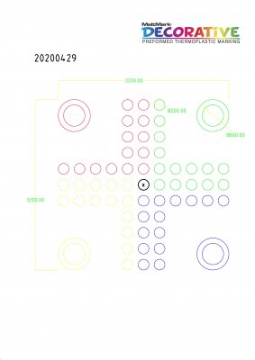 MeltMark FIA (litet) 320x320 cm