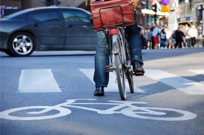 MeltMark Cykelsymbol 200x170 cm Vit