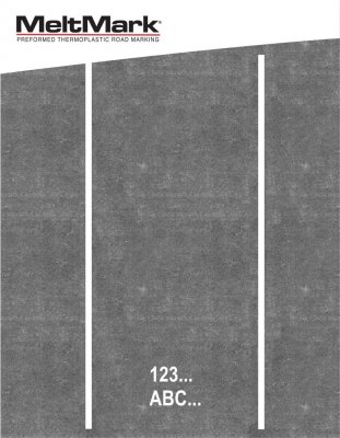 MeltMark siffror och text 20 cm