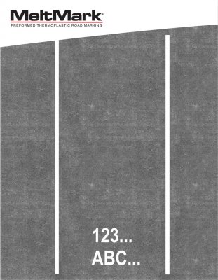 MeltMark siffror och text 30 cm