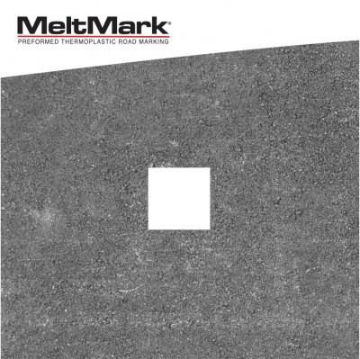 MeltMark Fyrkant Vit 30x30 cm