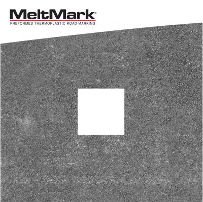 MeltMark Fyrkant Vit 40x40 cm