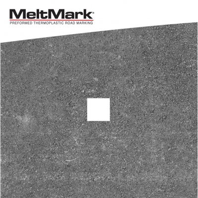 MeltMark Fyrkant Vit 10x10 cm