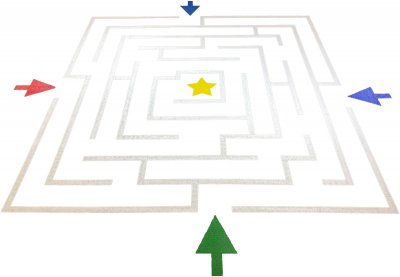 MeltMark Labyrint 550x550 cm