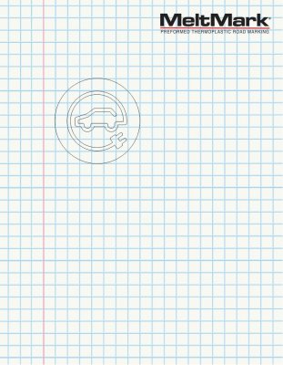 MeltMark Laddsymbol A diameter 140 cm vit/grön