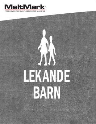 MeltMark LEKANDE BARN inkl. symbol