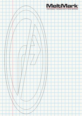  MeltMark Oikealle kääntyminen kielletty 625x250 cm punainen keltainen musta