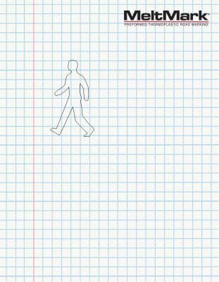 MeltMark Gångbana 160x92 cm vit