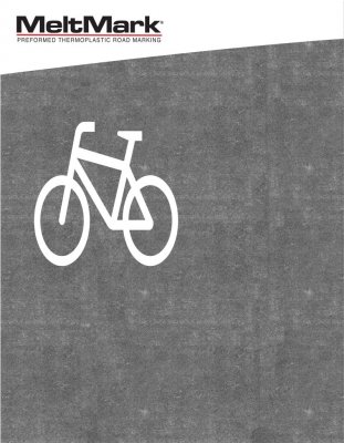  Pyöräilijä, pyörätaskussa 200x200 cm Valkoinen