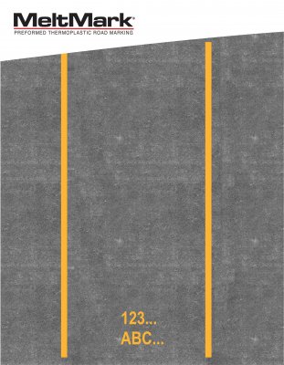 MeltMark siffror och text 20 cm